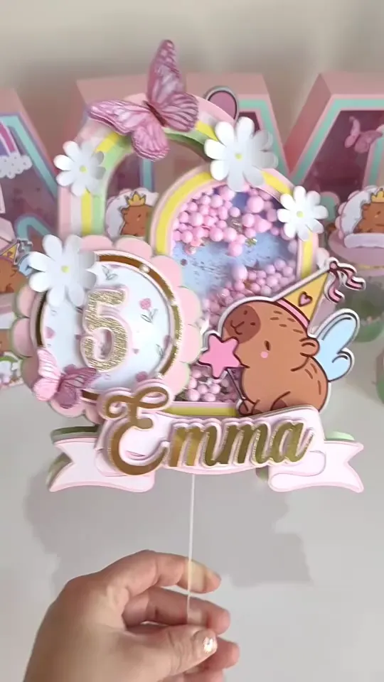 Topper personalizado para fiesta infantil