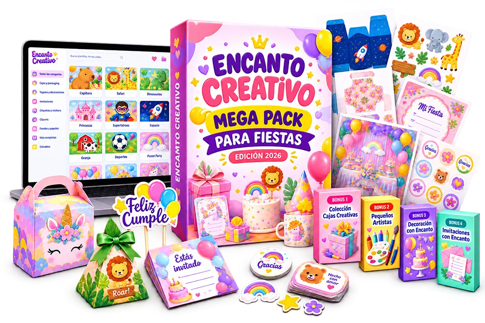Mega Pack para Fiestas 2026 - Encanto Creativo