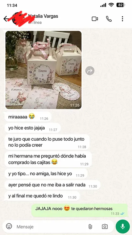 Testimonio de Natalia sobre Encanto Creativo